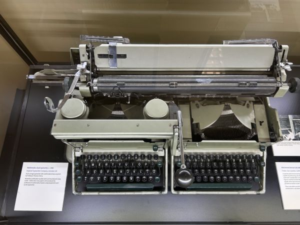 Mathematics dual typewriter