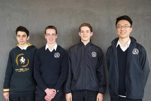 Students from Box Hill High School were awarded 4th place in the MIT Challenge